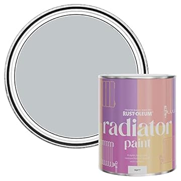 Rust-Oleum Light Blue Radiator Paint in Matt Finish - Icecap 750ml