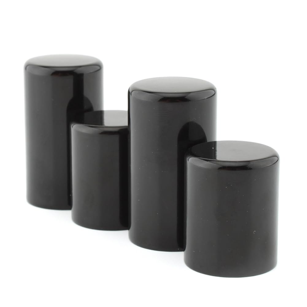 FSFY – Lot de 2 capuchons magnétiques de rechange pour point d'ancrage de moto, longs et courts pour Harley Street Glide, Electra Glide, Road Glide, pour Road King 2009-2023, noir