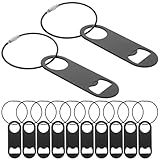 SHINEOFI 12 pezzi Apribottiglie in Acciaio Inox con Portachiavi Design Ergonomico Antiscivolo Apri Bottiglie Birra per Cucina Bar Ristorante e Uso Esterno