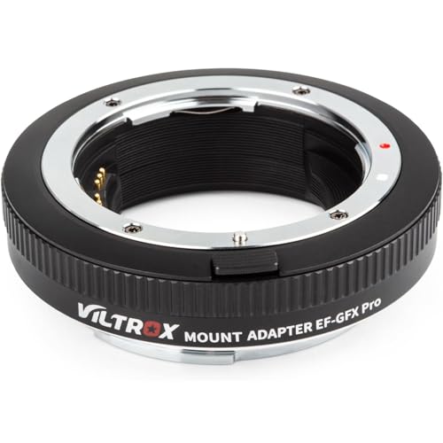 VILTROX EF-GFX Pro Lens Adapter EF Mount to GFX Mount Lens Adapter Converter Ring for Canon EF/EF-S Series Lens to Fuji GFX-Mount Medium Format Camera GFX 100 100S 50S 50SII 50R