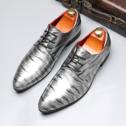 Mens PU Leather Dress Shoes Mens Oxfords Fashion Formal Dress Shoes for Men4