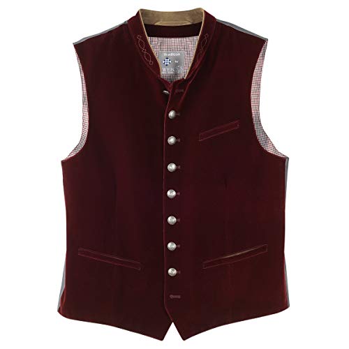 Gebr. Weis Samt-Trachtenweste Bordeaux große Größen Cover