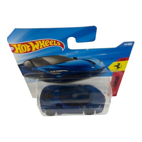 Image of Hot Wheels Ferrari SF90 Stradale [Blue] 1 /5, 41 /250, 1:64 Scale Diecast Toy Vehicle