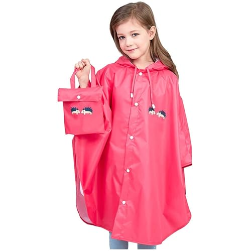 YCBMINGCAN Regenponcho Kinder mit Ohren-Kapuze & Sichtfenster, Wasserdichtes Regencape mit Platz für den Schulranzen, Leichte Regenjacke für Jungen und Mädchen YCBMINGCAN Regenponcho Kinder mit Ohren-Kapuze & Sichtfenster, Wasserdichtes Regencape mit Platz für den Schulranzen, Leichte Regenjacke für Jungen und Mädchen