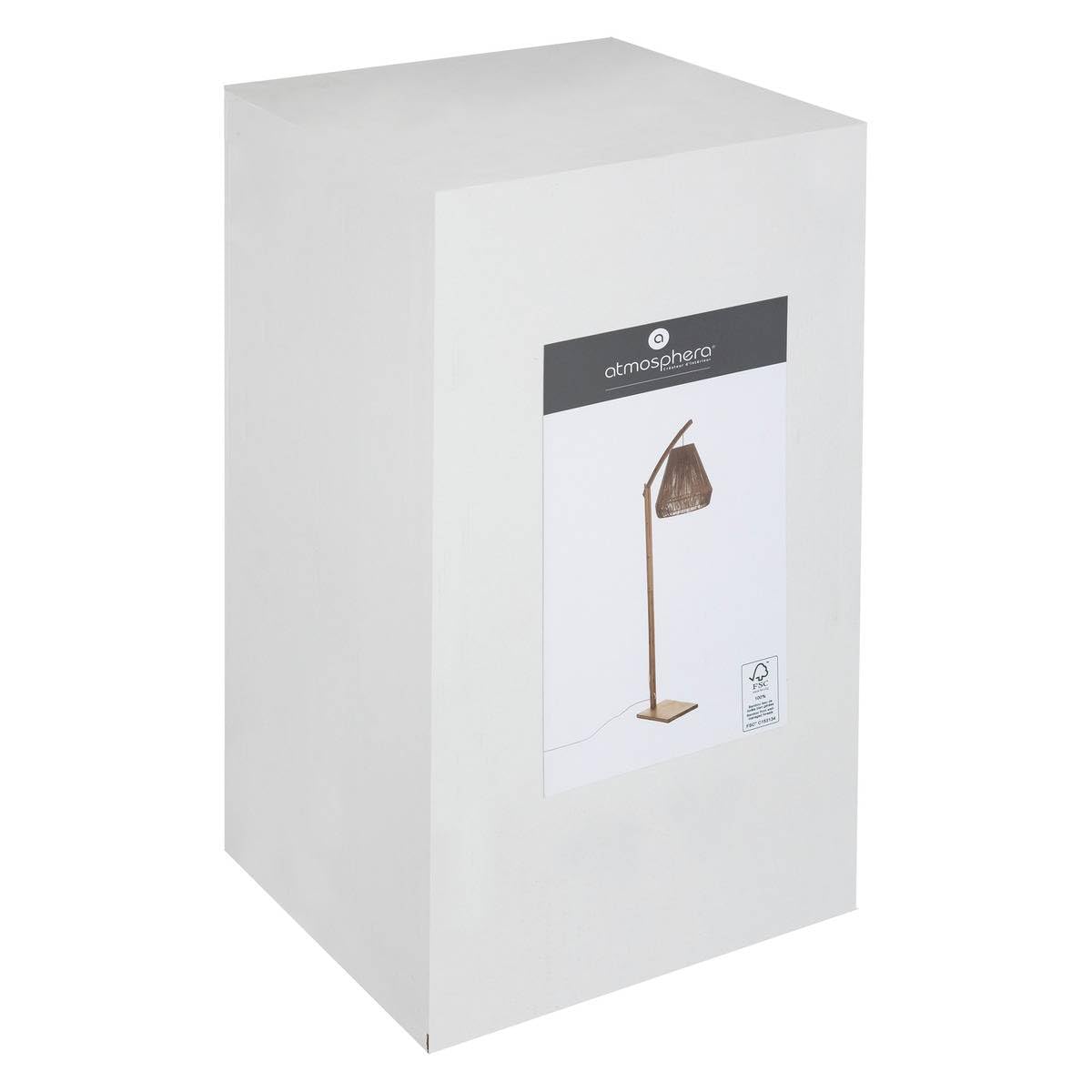 Lampada da terra Arc Palm Tree Natural H 158 Beige