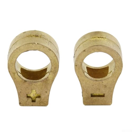 Terminais de bateria de latão puro, conectores de cabo de poste superior para carro, caminhão, ônibus, terminais de fio de substituição pesados, 17 mm, 18 mm, 19 mm, pinos de bateria de diâmetro