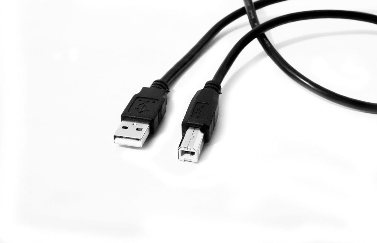Set Cavi: USB E Alimentatore Per Stampante HP Deskjet Plus 4100