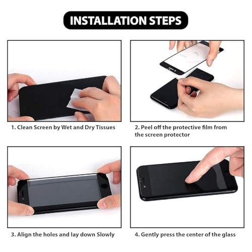 Image of Edge To Edge Screen Protector Tempered Glass For CMF Nothing Phone 2 Pro 5G / Nothing Phone 2 Pro 5G With Easy Self Installation Kit