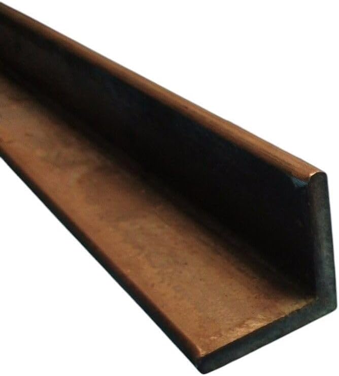 A-36 Hot Rolled Steel Angle 1-1/2" x 1-1/2" x 12" x 1/4" Thick Angle Iron Industrial Bars for DIY Craft Working Hobbies Machining Bars