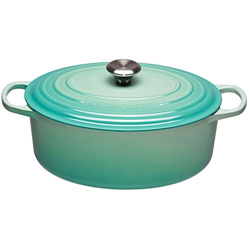 Preisvergleich Produktbild LE CREUSET Bräter, Gusseisen, Türkis