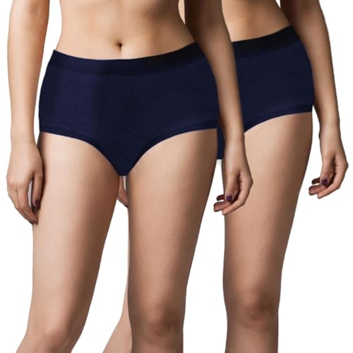 Image of DChica Essentials Cotton Period Panties with Anti Microbial Lining for Girls, Light to Medium Flow Period Panty Briefs, No Pad Required Menstrual Underwear for Girls, Easy to Wash & Leak Proof