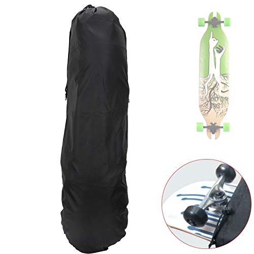 VGEBY Borsa da Skateboard, Custodia per Skateboard Sport, Una Spalla Borsa da Trasporto, Nero, 86 x 28.5 cm