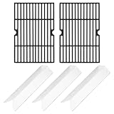 G1707-010 Grill Grates B0212-040 Heat Plates Grill Replacement Parts for Blue Rhino 3 Burner Grill Parts GBC1932L G1406-010 G1707-020 Backyard GBC1406W-C GBC1406W 55-10-045 G1406-010 G1707-010 Grids