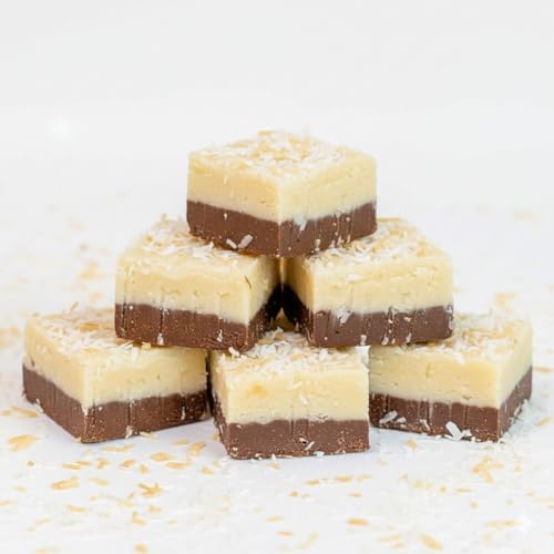 Valley Fudge, Coconut Cream, Fresh Artisan Fudge, Real Butter, Gourmet Candy, Half Pound Package