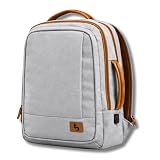 Mochila Executiva Premium para Notebook, Resistente à Água, Reforçada, Expansível com Cabo USB, Unissex, Mochila Para Viagem 30 litros BlidShop (Cinza)