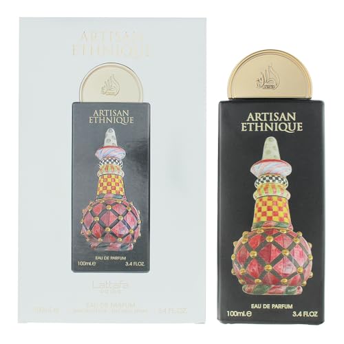 Lattafa Pride Artisan Ethnique for Unisex Eau de Parfum Spray, 3.4 Ounce / 100 ml