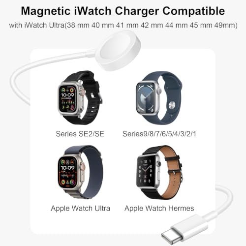Fast Charger for Apple Watch Charger, 6FT USB C iWatch Charger, White by JUCDEKE - Used condition - Image 6