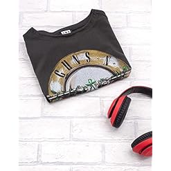 Official Guns N Roses T-Shirt à Logo amplifié Top Court Gris foncé pour Femme - Les Beatles, Paul McCartney, John Lennon, RIngo Starr, George Harrison Official Guns N Roses T-Shirt à Logo amplifié Top Court Gris foncé pour Femme – Image 5