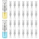 3 ml decants perfumes, 30 pcs frascos de muestra de perfume, atomizadores de perfume, minibotellas con pulverizador, rellenables, transparentes, mini botellas alcohol, para perfume líquido