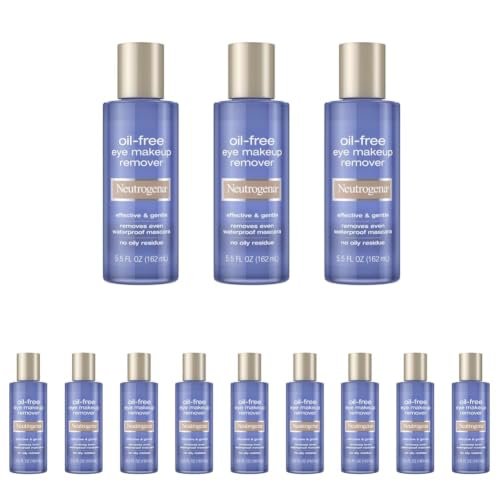 Neutrogena Gentle Oil-Free Eye Makeup Remover &amp; Cleanser, 5.5 Fl Oz (Pack of 12)