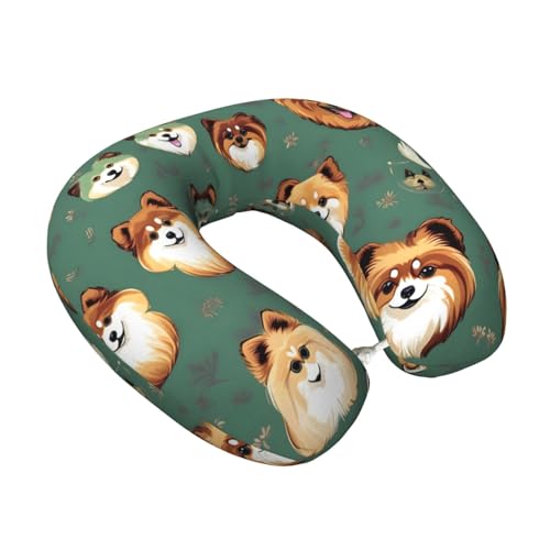 Almohada de Viaje con Espuma Viscoelástica Negra miniatura 2