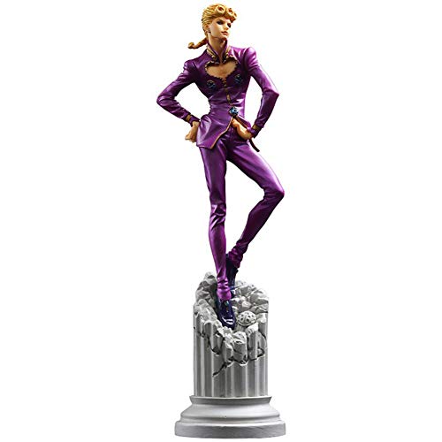 Canghai Anime Figure JoJo's Bizarre Adventure Giorno Giovanna Vinyl Figure Ballpoint Pen Statue Action Collectible Figure Toys, Gift for Fan Anime