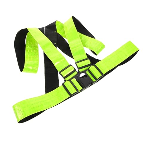 FRCOLOR Night Safety Reflective Vest for Jogging and Cycling Adjustable High Visibility Gear for Enhanced Protection Lightweight and Durable Design for Men and Women