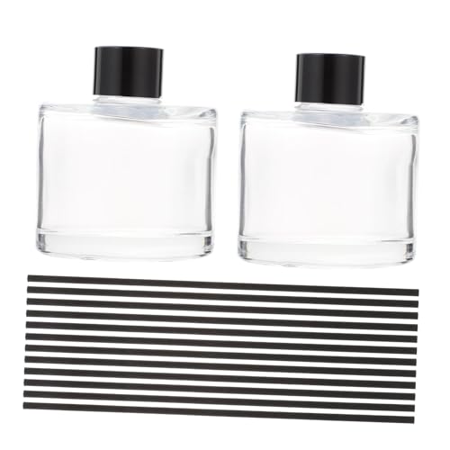 Set de 2 Difusores de Aroma de Vidrio 50ml con 10 Palitos miniatura 1