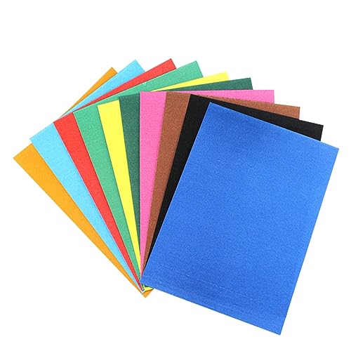 VILLCASE 20 Unidades Colori Lixa Papel De Pintura Material De Arte Infantil Papel Artesanal Papel Pa
