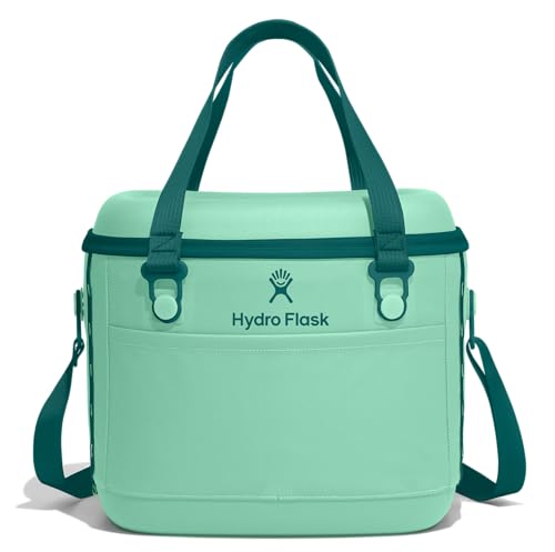 Image of Hydro Flask Carryout Cooler - Insulated Portable Soft Cooler - 15 L Capacity in Mermaid Green