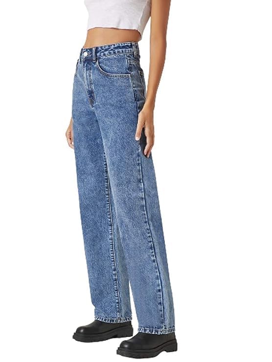 Straight fit Jeans for Women high Waist Stretchable-picture-22