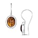 Produktbild Amberta  -  925 Sterlingsilber  Sterling-Silber 925 Oval   Orange-gelb Bernstein