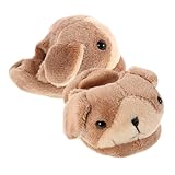 Pantuflas de animales encantadoras: estas pantuflas de peluche con temática animal le dan un toque tierno y divertido a tu guardarropa. zapatos de muñecas con temática invernal. accesorios para muñecas de dibujos animados