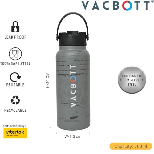 Image of Clay Craft Water Bottle Stainless Steel Sports Bottle|Double Walled 18 Hours Hot and 24 Hours Cold Vacuum Insulated Flask 700 ml|Travelling|Lightweight|BPA Free|BIS Certified|1 Year Limited Warranty
