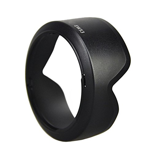 Digicare-EW53-Reversible-Bayonet-Mount-Lens-Hood-Shade-for-Canon-EF-M-15-45mm-f35-63-is-STM-Lens-49mm-Replaces-Canon-EW-53-Fit-Canon-M50M100-M10-M6-M5-M3-M2-M1-M-Series-Mirrorless-Camera