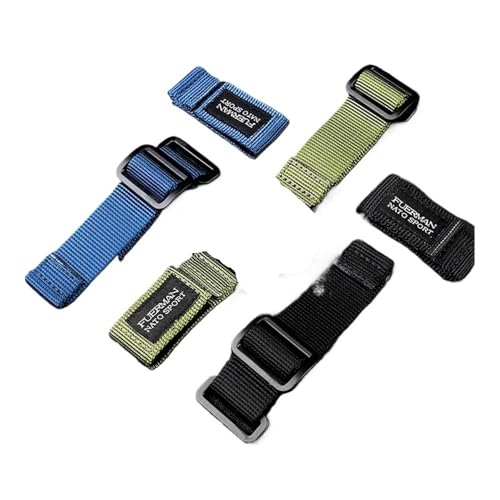 Correa de reloj nailon transpirable contra sudor para Citizen y Seiko 3