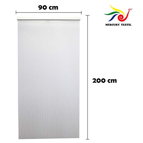 Miniatura 2 de Mercury Textil Cortina Para Puerta Tiras Pvc 200x90cm Cortina Para Puerta Exterior 10 Color Transparente R9