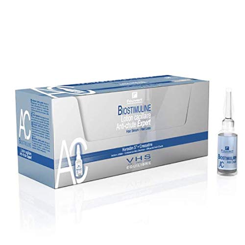 Lot de 12 ampoules monodoses de lotions antichute pour le soin capillaire ciblé