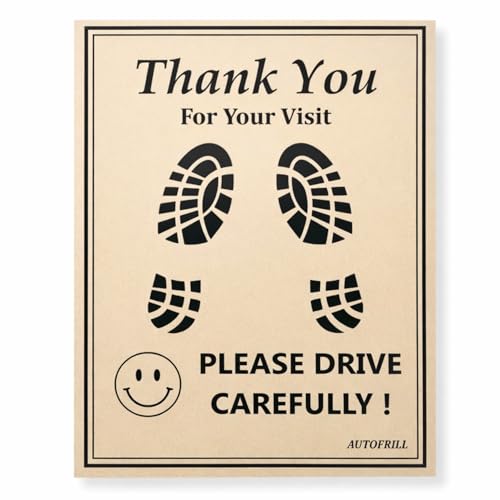 Image of AUTOFRILL 300 Pcs Disposable Paper Car Floor Mats - Biodegradable Foot Mats for Car Interior - Universal Fit for All Cars, SUVs & Trucks (Size 49 * 38 CM)