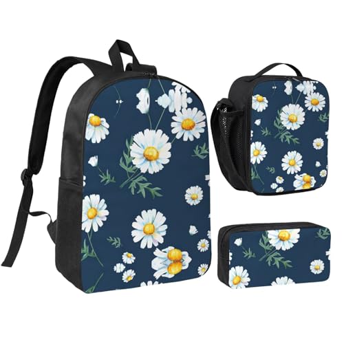 Sac à dos d'écolier marguerites EdWal, le kit fleuri pour une rentrée joyeuse