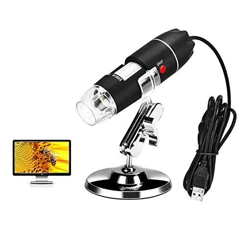 Aubest Microscopio, 40-160. 0X Usb. Microscopio Portatile Portatile Microscopio Microscopio Microscopio Digitale Microscopio Con 8 Portato For Pc.(500
