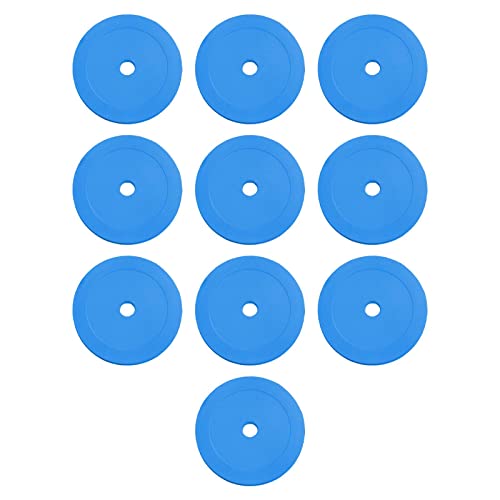 Versatile Training Markers for Coaches and Athletes - Set of 10, Blue