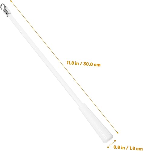 Miniatura 4 de DOITOOL Barra de cortina Accesorio Varita Ciega Reemplazo Gancho Blanco para Tratamientos de Ventanas