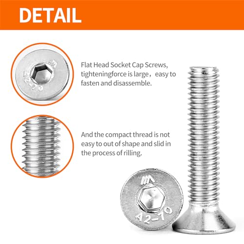 Mejores review On-line Tornillo m8 45mm favoritos de las personas. 21 Imagen adicional