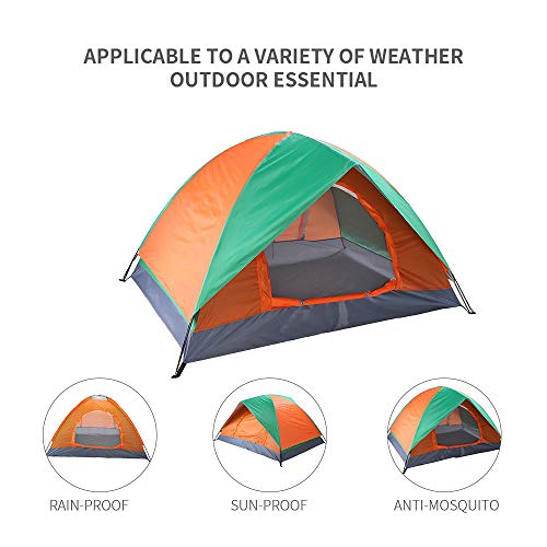 Carpa Dome para 2 Personas, Doble Puerta, Transpirable y Duradera miniatura 6