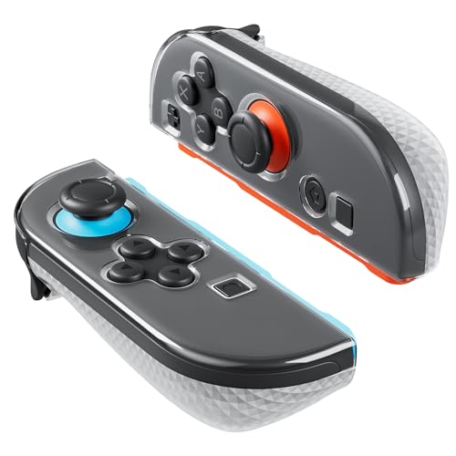 Funda transparente Nintendo Switch 2 de TPU suave con agarre 1