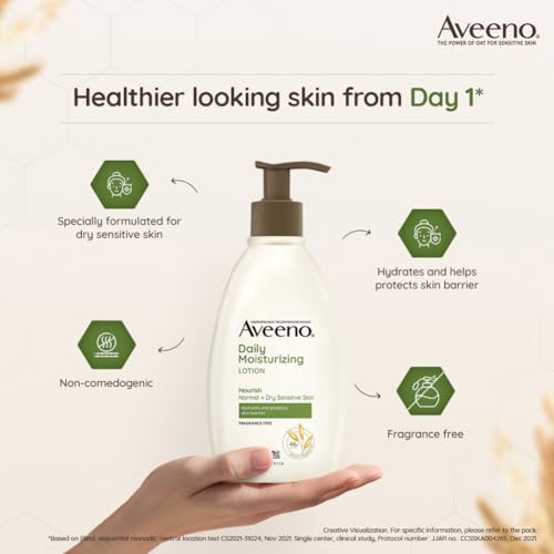 Aveeno Daily Moisturizing Lotion 354ml (for Normal and Dry Skin) - Image 5