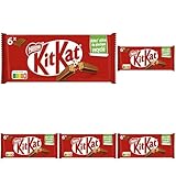 KitKat - Barre Chocolat au Lait - 6 sachets de 41,5 g (Lot de 5)