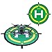 Produktbild DJFEI Mavic Mini 3 Pro Drone Landing Pad, Universal Waterproof 50cm Tragbare Faltbare Landing Pads für DJI Mavic Mini 3 Pro Drone, Tragbare UAV Landeplatz für DJI FPV Combo