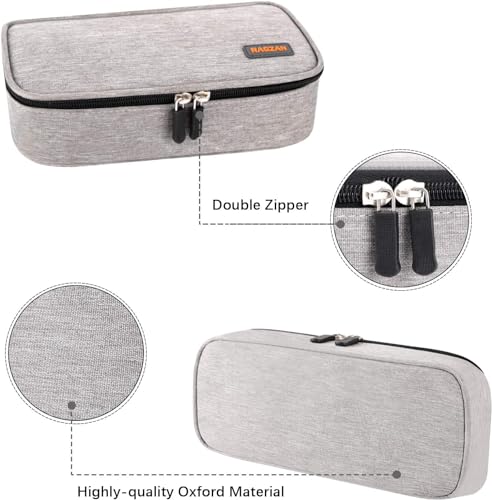 Image of Storio Pencil Box Pouch for School Kids Girls & Boys Aesthetic | Cute Stationary Compass Box Case Organiser | Travel Organiser
